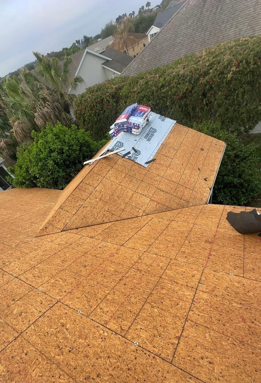 Full Roof Decking Re-Nail & Architectural Shingles
