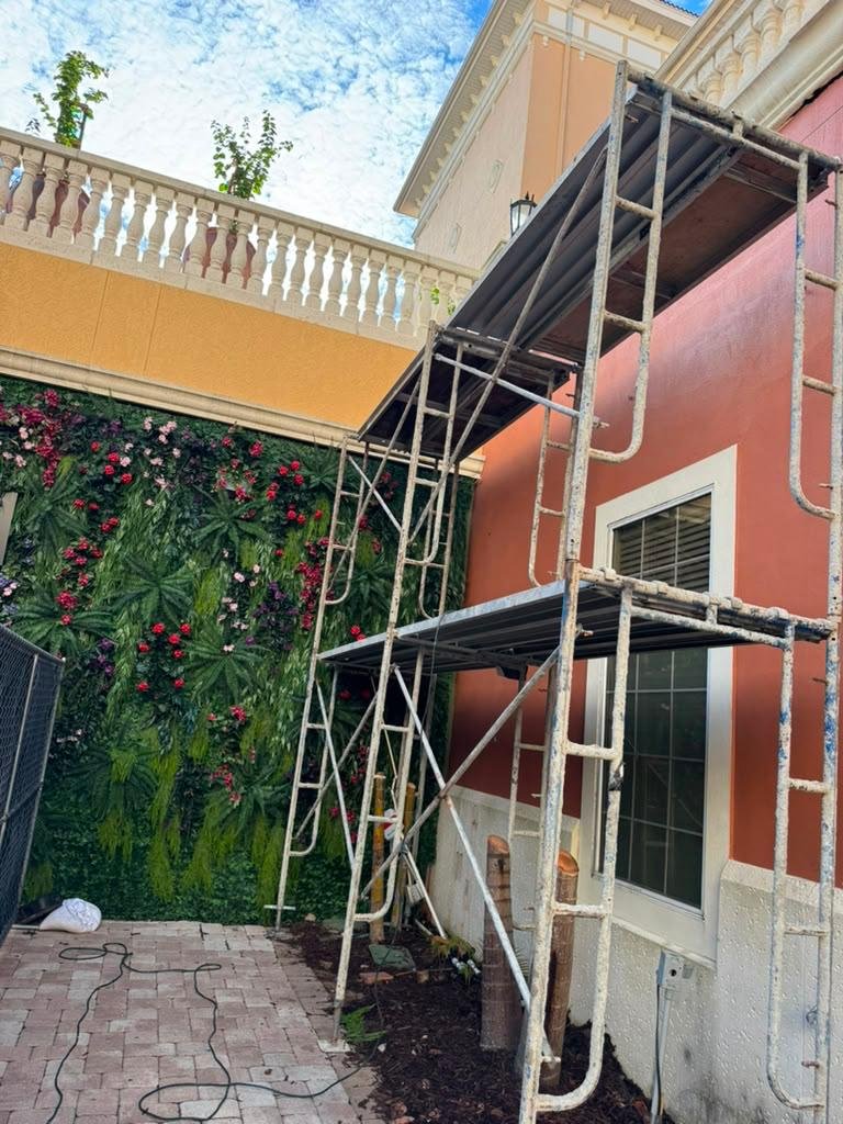 Exterior Wall & Parapet Stucco Repair