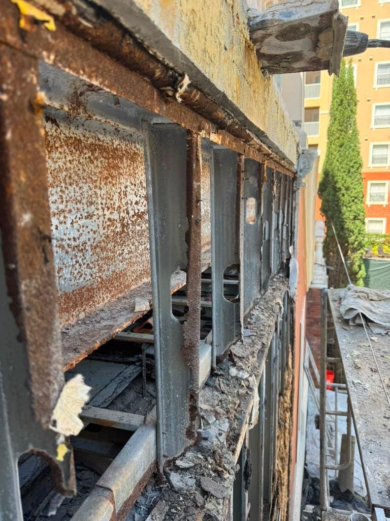 Exterior Wall & Parapet Stucco Repair