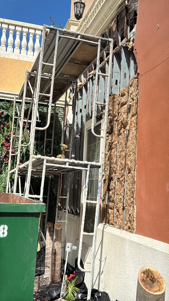 Exterior Wall & Parapet Stucco Repair